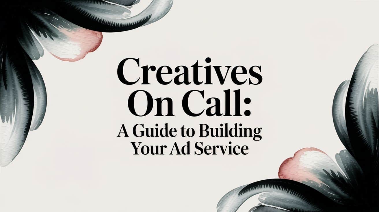 Featured image for Creatives on Call: A Guide to Building Your Ad Service