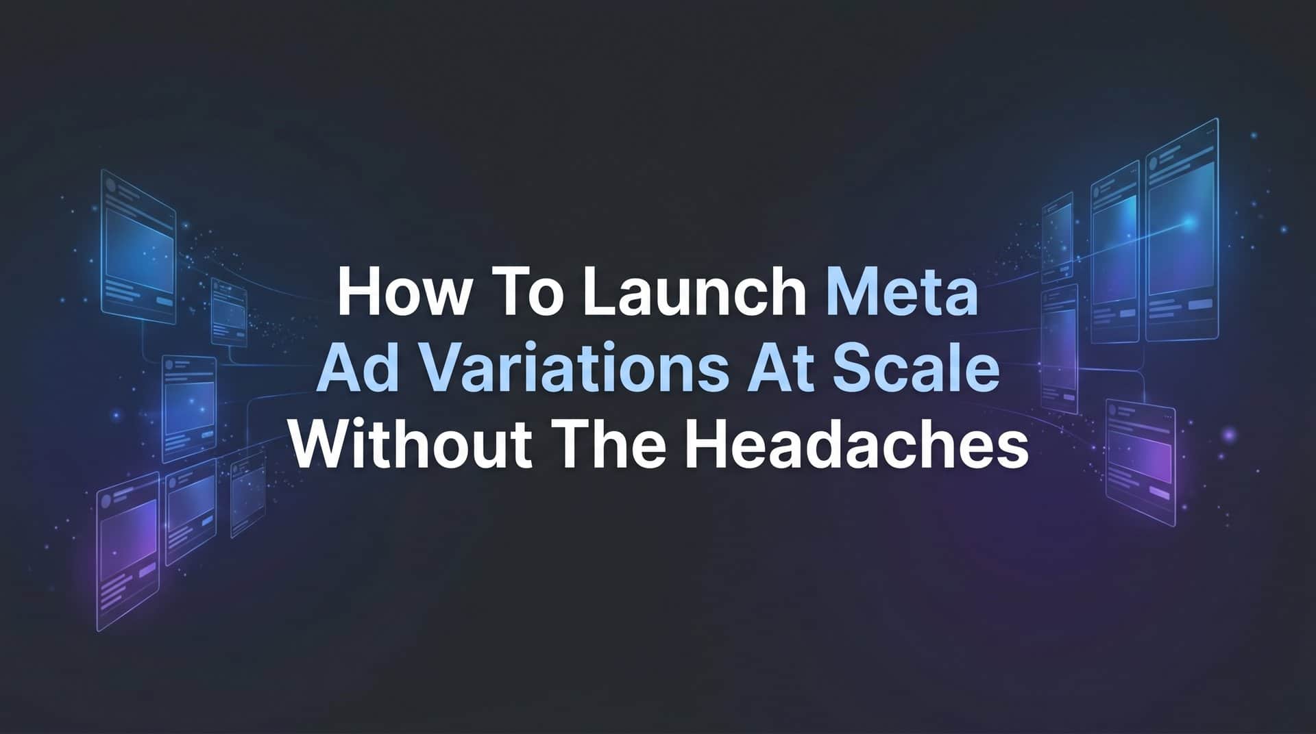 Featured image for How to Launch Meta Ad Variations at Scale Without the Headaches