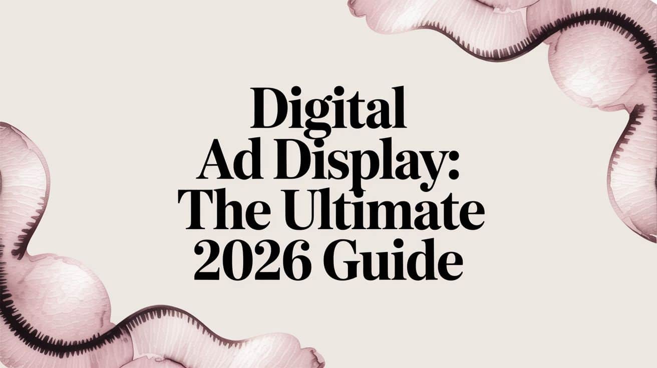 Featured image for Digital Ad Display: The Ultimate 2026 Guide