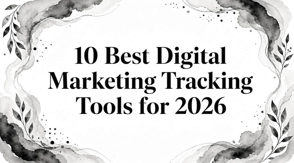 Featured image for 10 Best Digital Marketing Tracking Tools for 2026