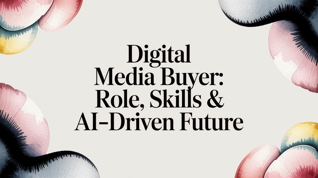 Featured image for Digital Media Buyer: Role, Skills & AI-Driven Future