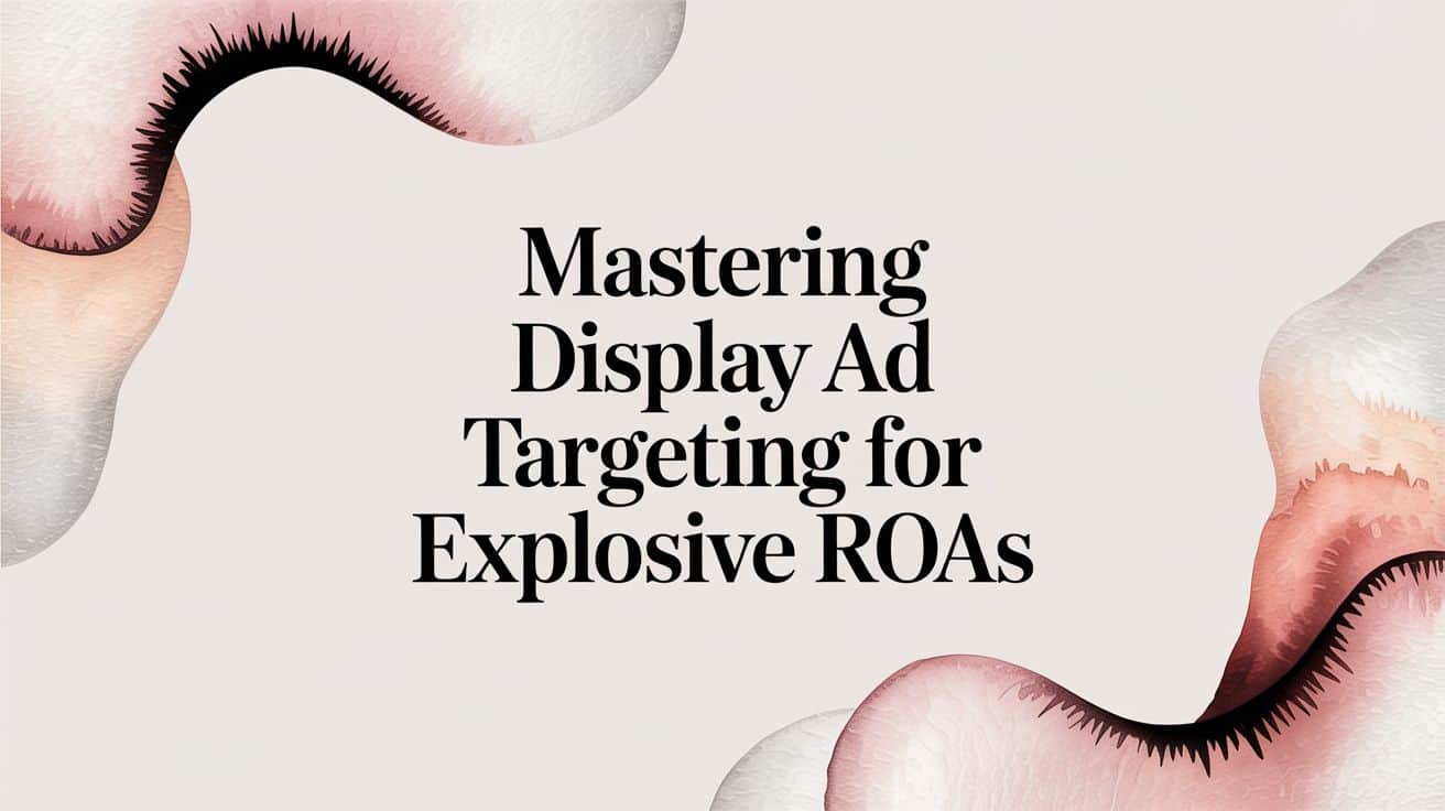 Featured image for Mastering Display Ad Targeting for Explosive ROAS