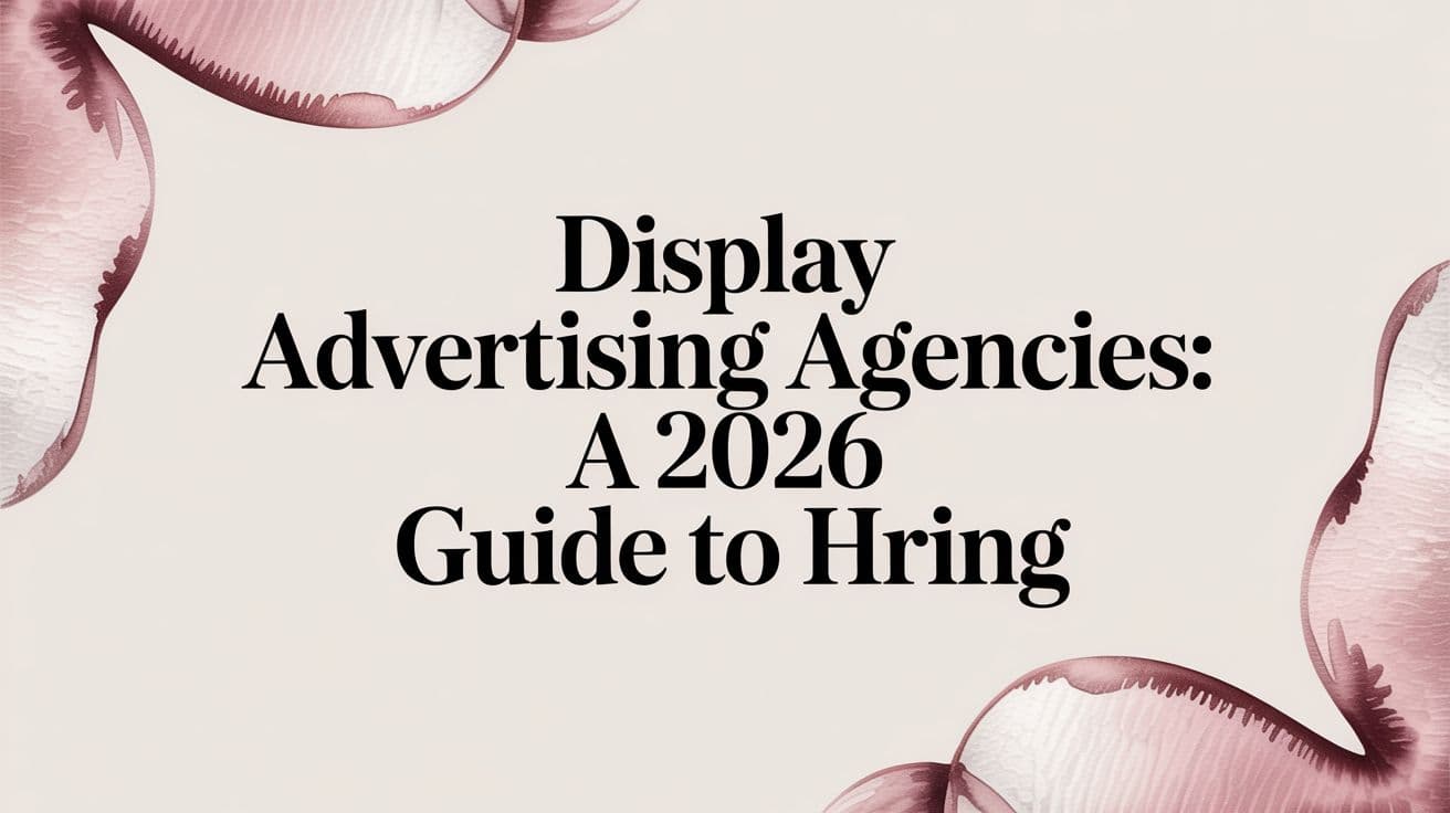 Featured image for Display Advertising Agencies: A 2026 Guide to Hiring