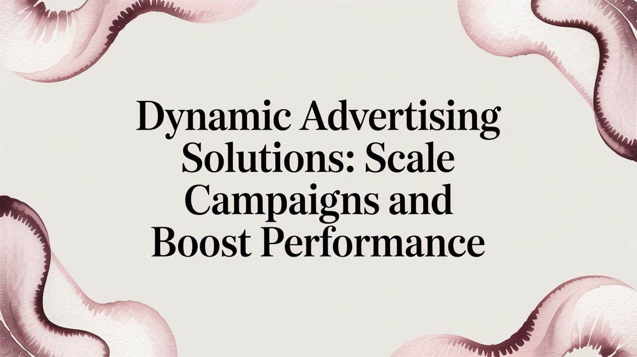 Featured image for Dynamic Advertising Solutions: Scale Campaigns and Boost Performance