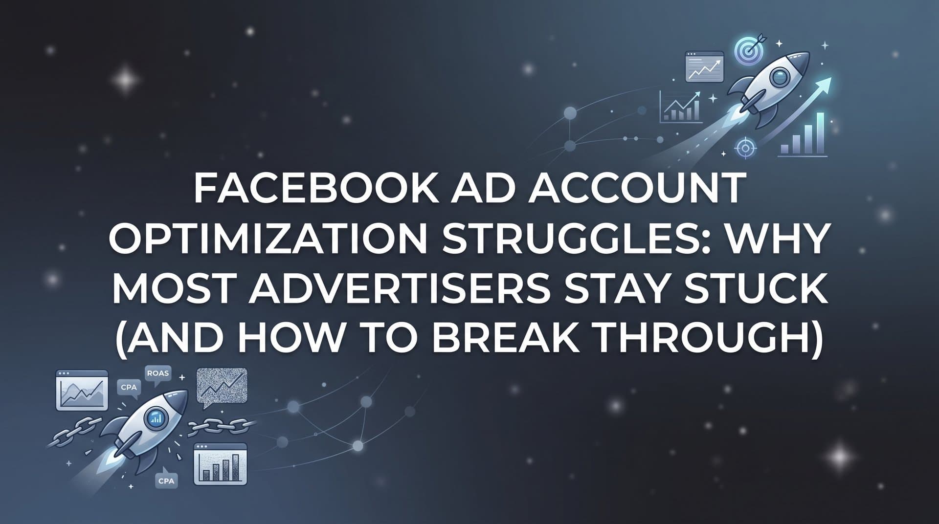 Featured image for Facebook Ad Account Optimization Struggles: Why Most Advertisers Stay Stuck (and How to Break Through)