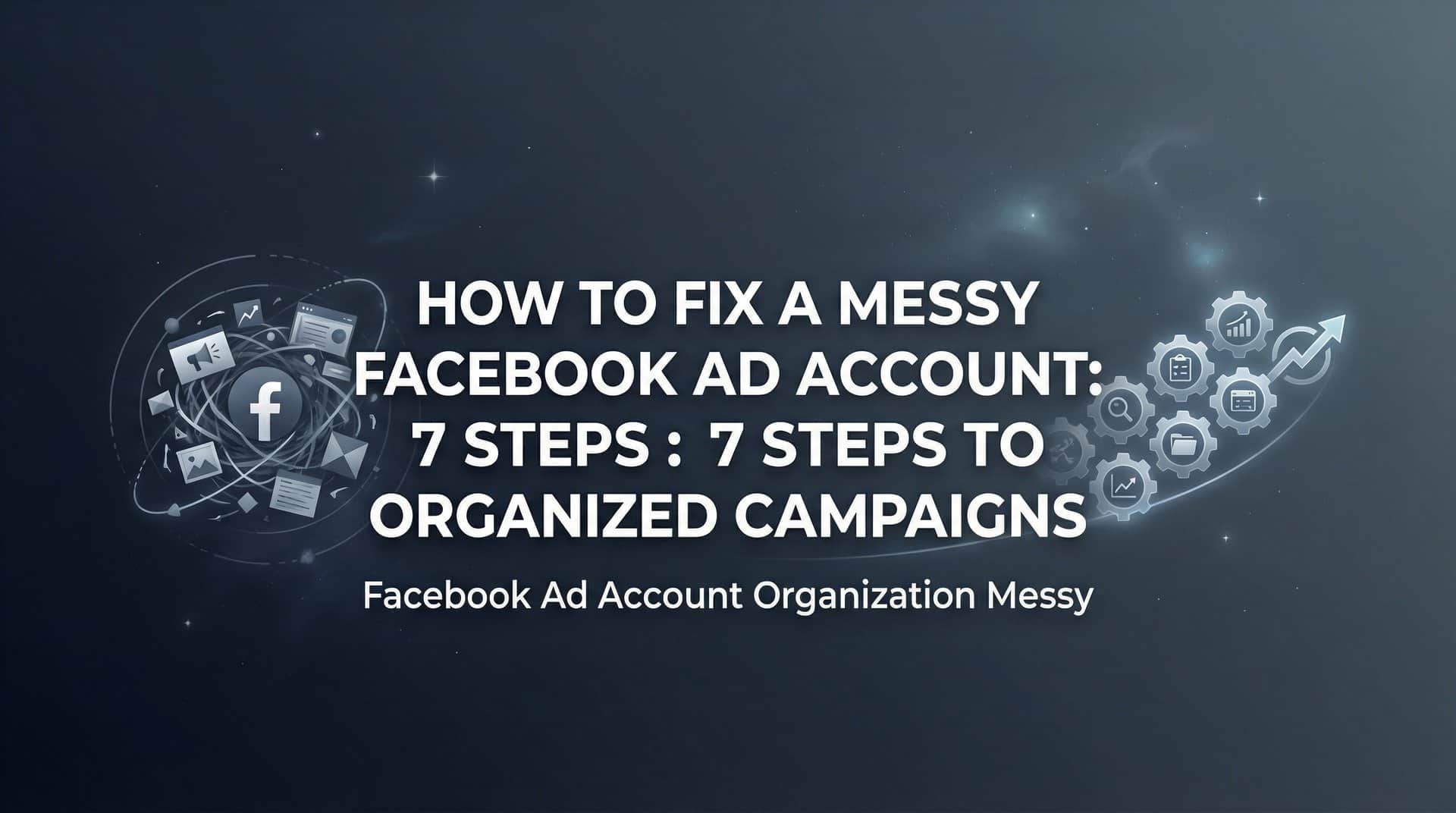 Featured image for How to Fix a Messy Facebook Ad Account: 7 Steps to Organized Campaigns