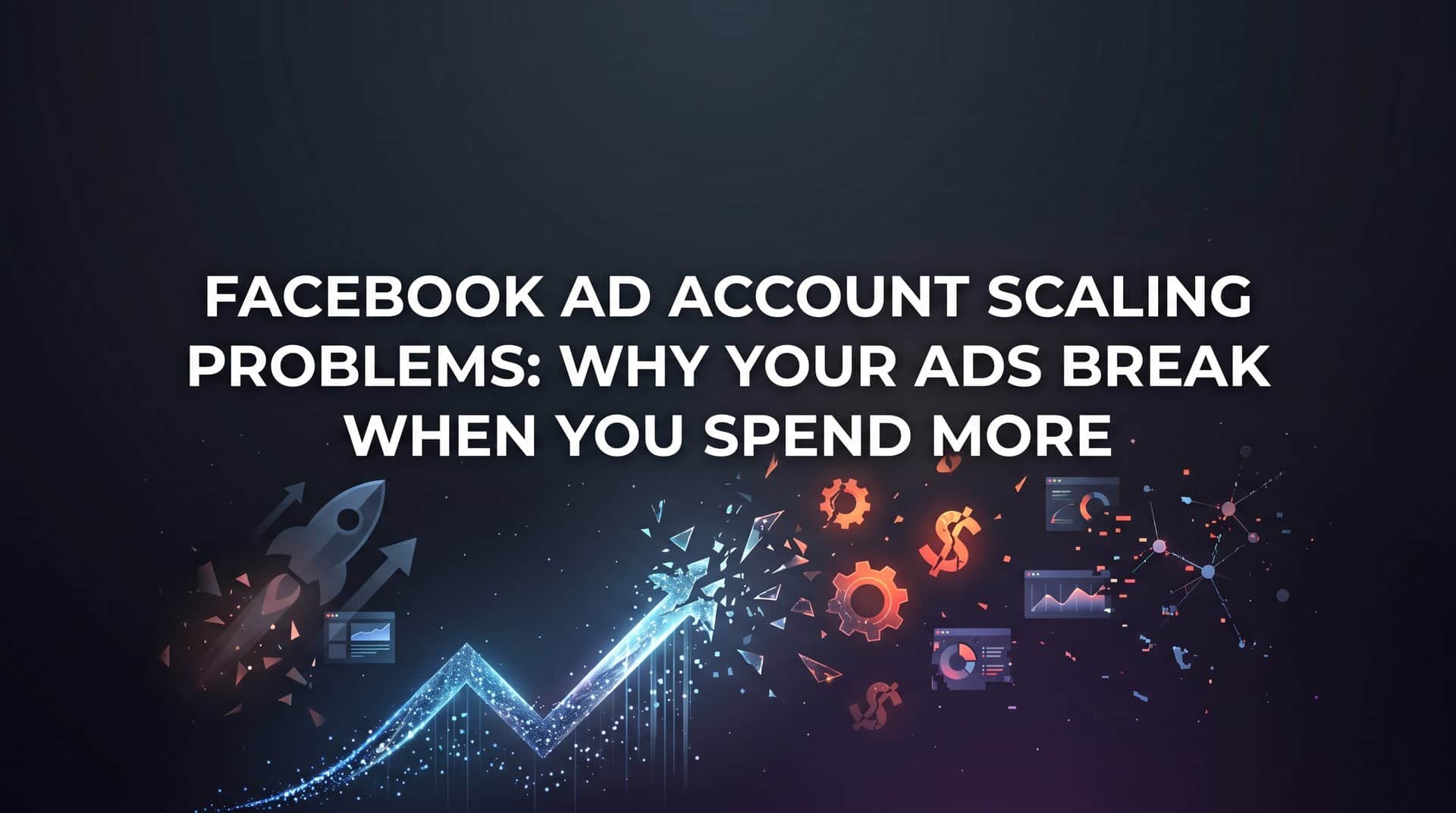 Featured image for Facebook Ad Account Scaling Problems: Why Your Ads Break When You Spend More