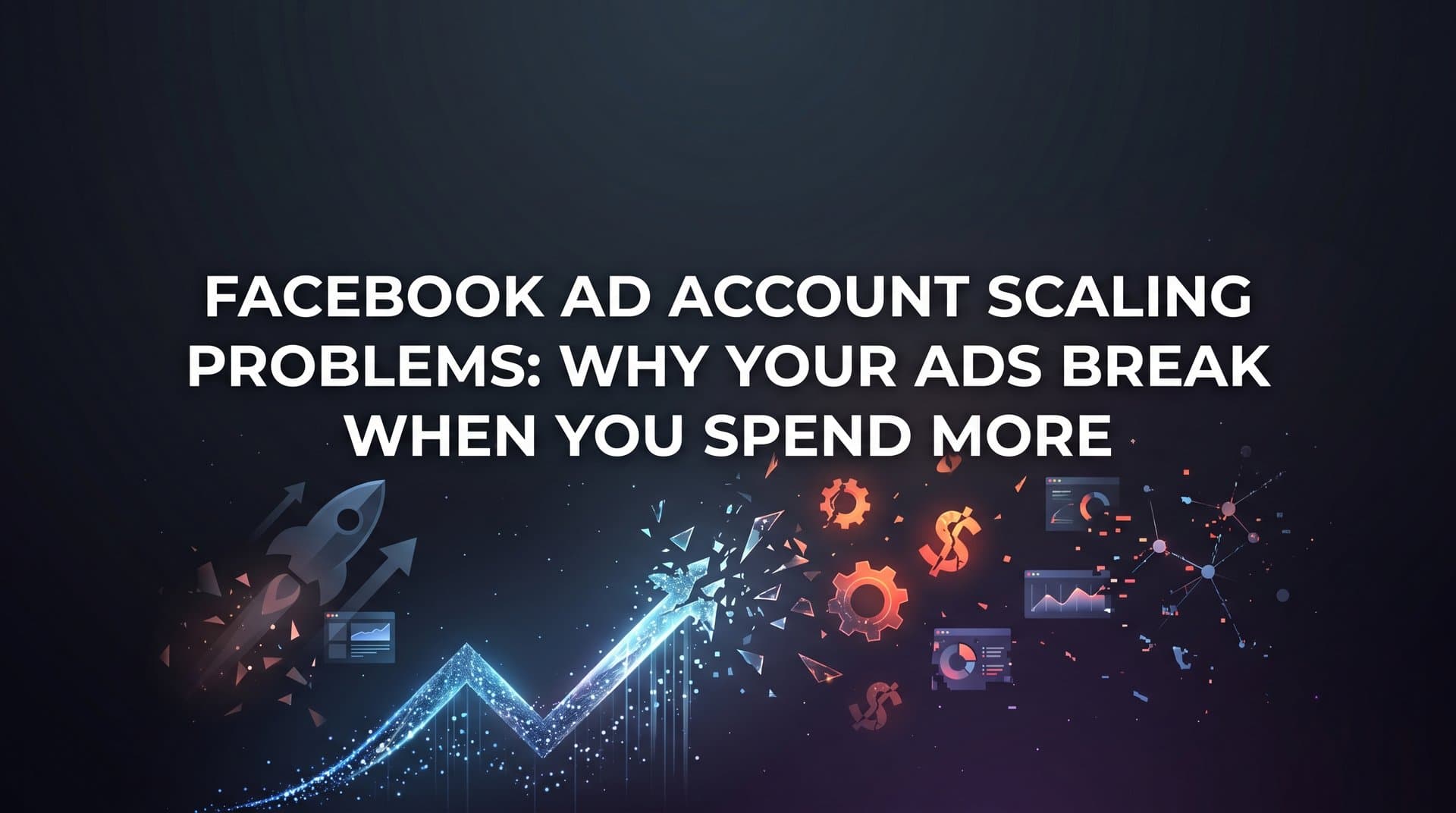 Featured image for Facebook Ad Account Scaling Problems: Why Your Ads Break When You Spend More