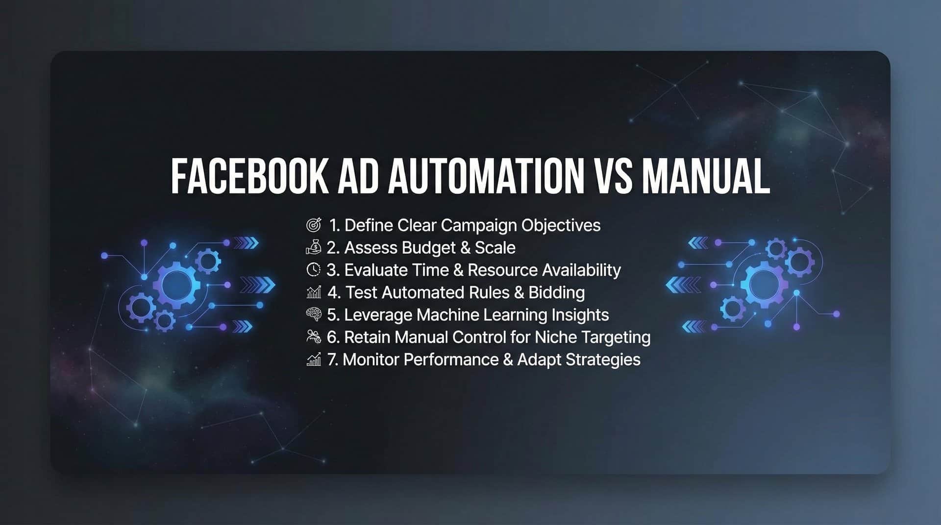 Featured image for 7 Proven Strategies to Choose Between Facebook Ad Automation vs Manual Management