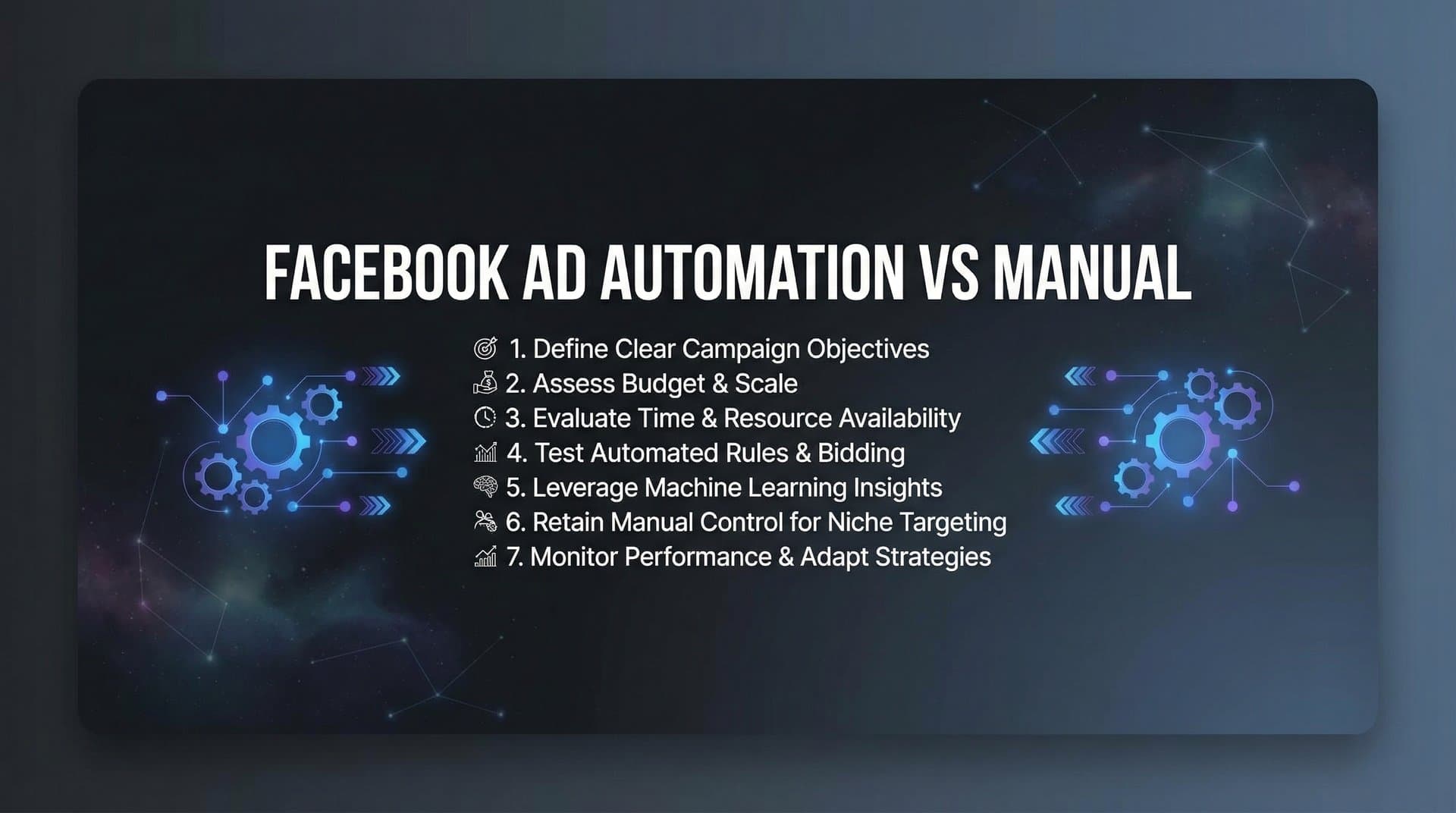 Featured image for 7 Proven Strategies to Choose Between Facebook Ad Automation vs Manual Management