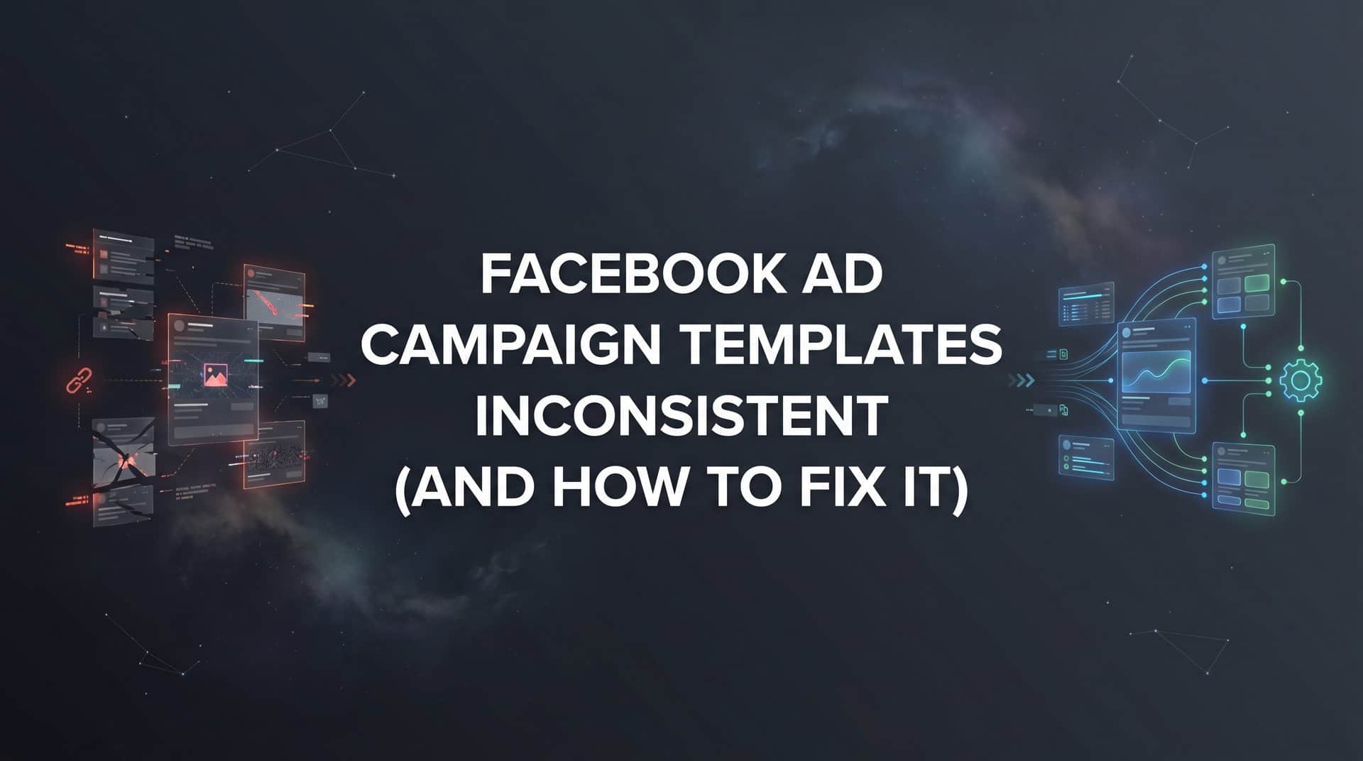 Featured image for Why Your Facebook Ad Campaign Templates Are Inconsistent (And How to Fix It)