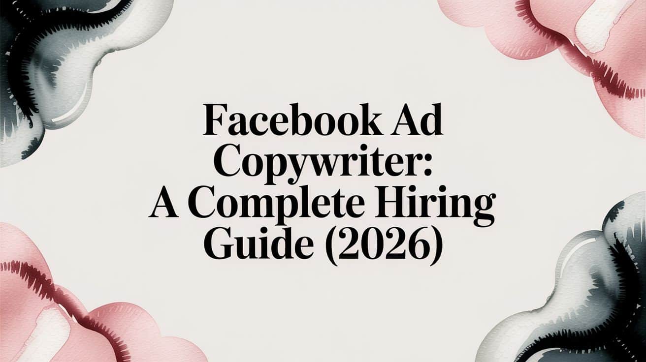 Featured image for Facebook Ad Copywriter: A Complete Hiring Guide (2026)