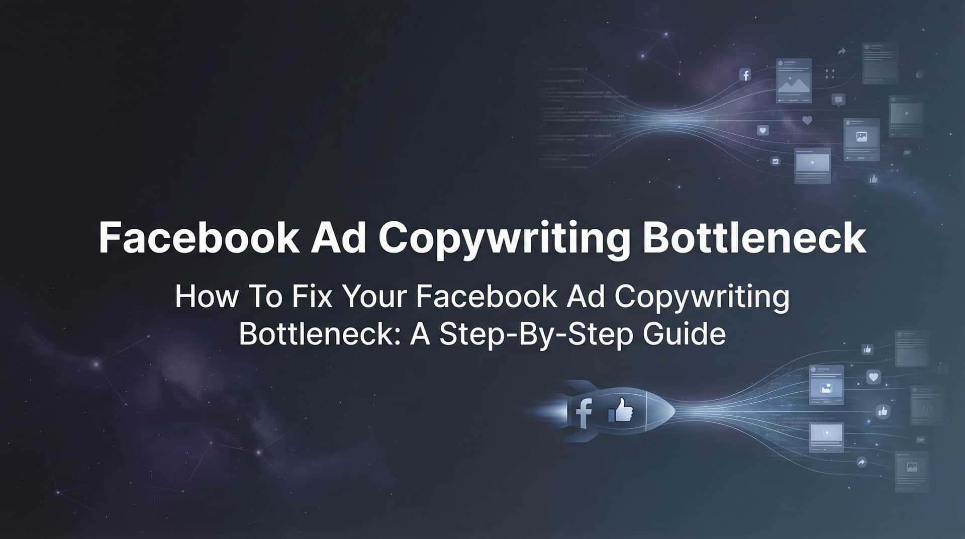 How to Fix Your Facebook Ad Copywriting Bottleneck: A Step-by-Step Guide