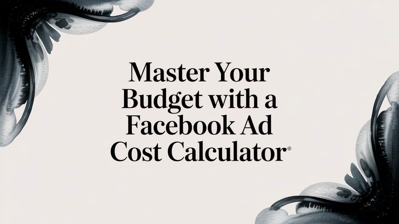 Featured image for Master Your Budget With A Facebook Ad Cost Calculator