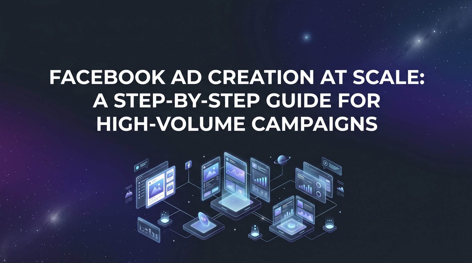 Featured image for Facebook Ad Creation at Scale: A Step-by-Step Guide for High-Volume Campaigns