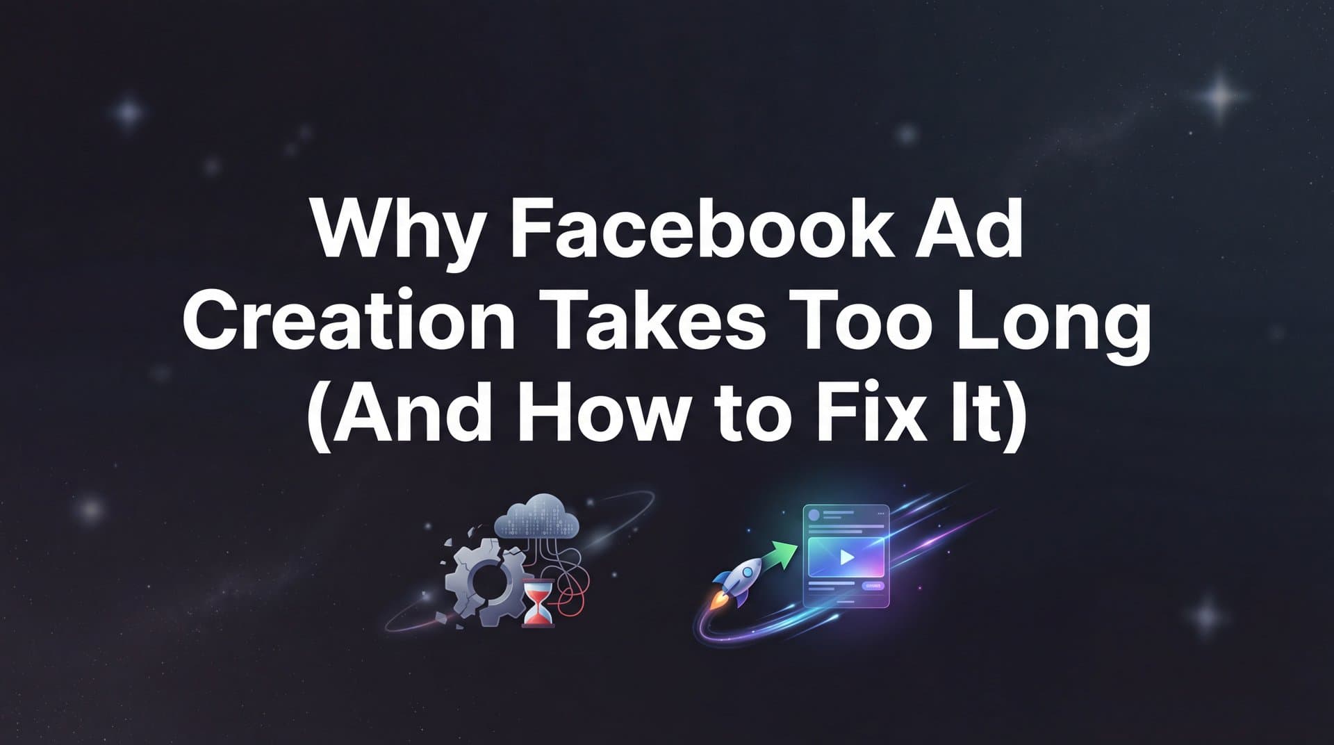 Featured image for Why Facebook Ad Creation Takes Too Long (And How to Fix It)