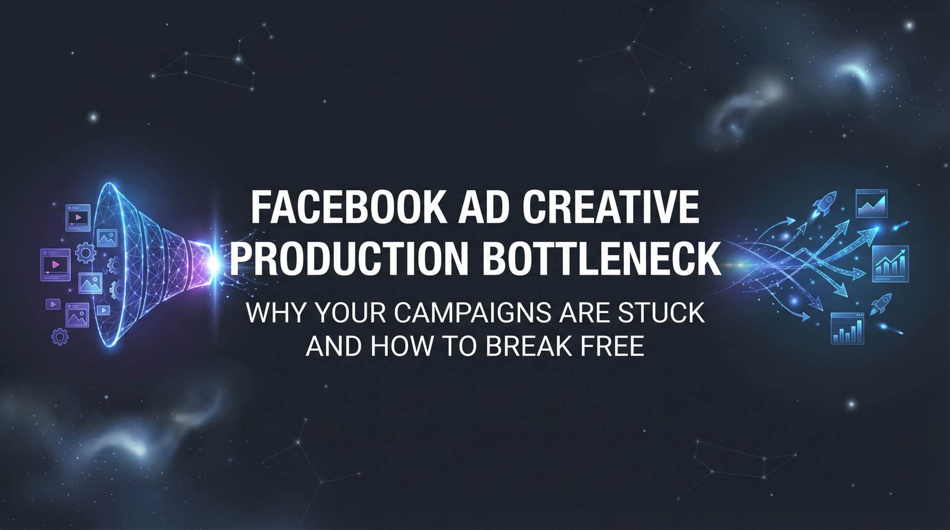 Featured image for Facebook Ad Creative Production Bottleneck: Why Your Campaigns Are Stuck and How to Break Free