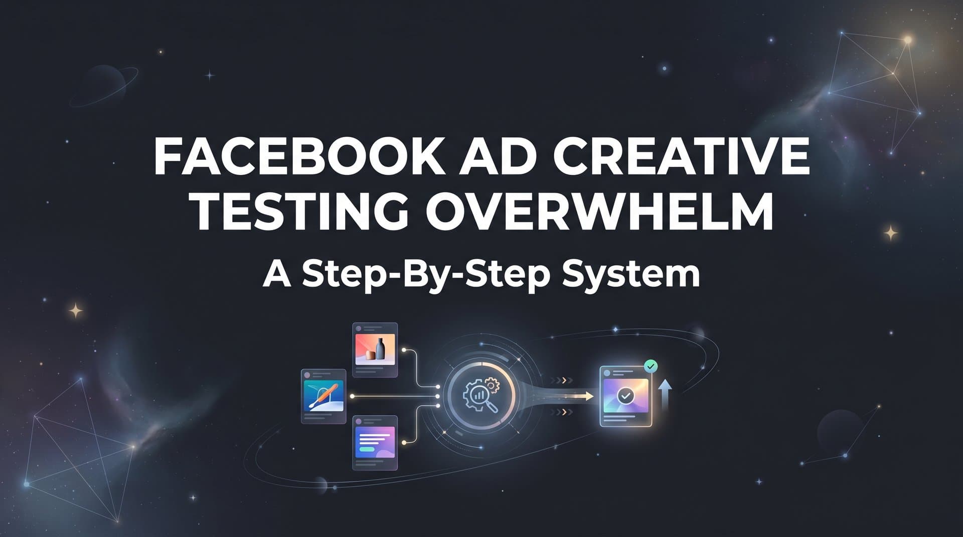 Featured image for How to Conquer Facebook Ad Creative Testing Overwhelm: A Step-by-Step System