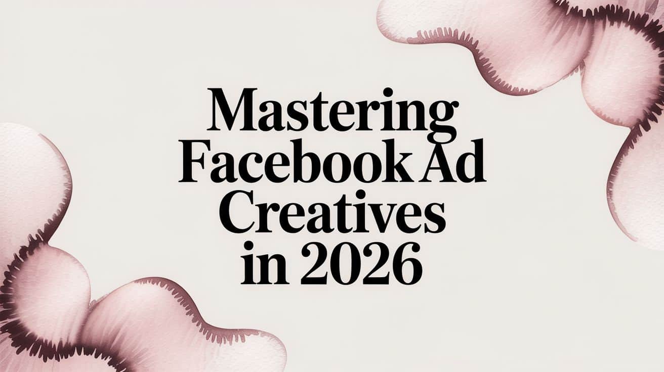 Featured image for Mastering Facebook Ad Creatives in 2026