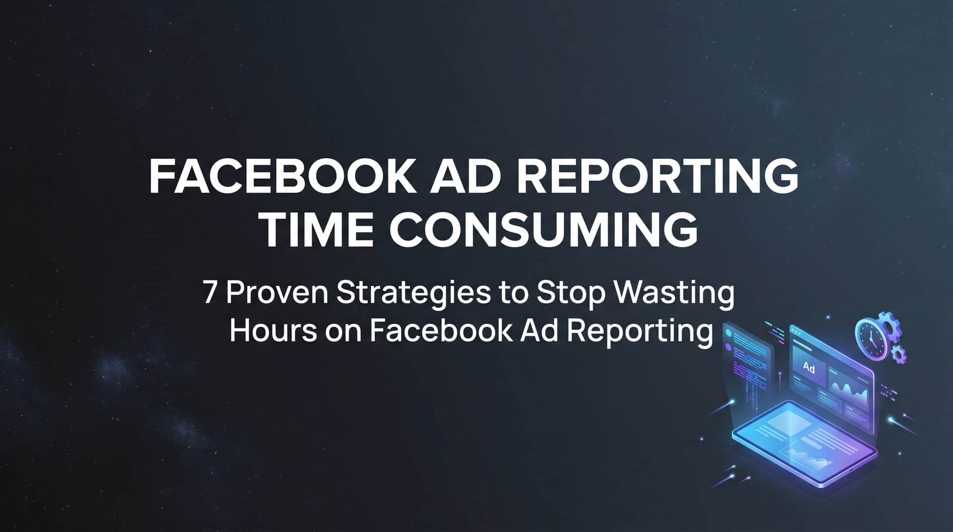 Featured image for 7 Proven Strategies to Stop Wasting Hours on Facebook Ad Reporting