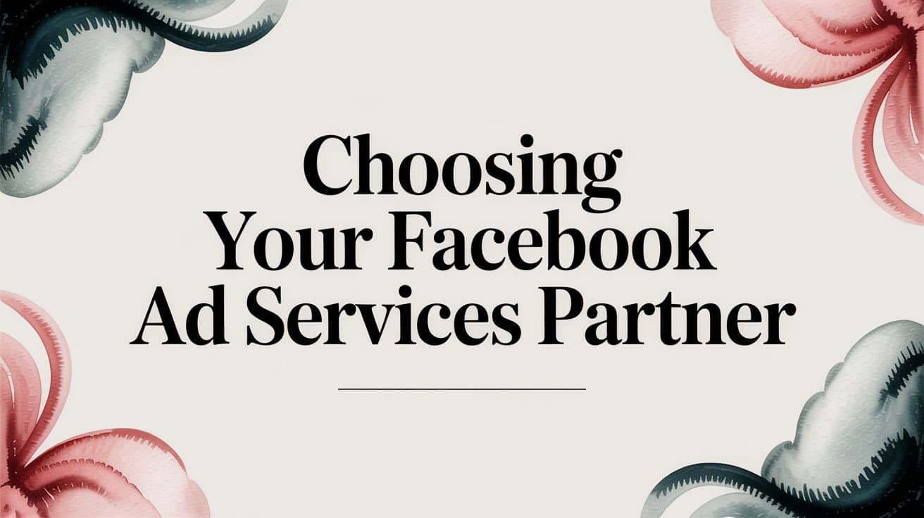 Featured image for Choosing Your Facebook Ad Services Partner