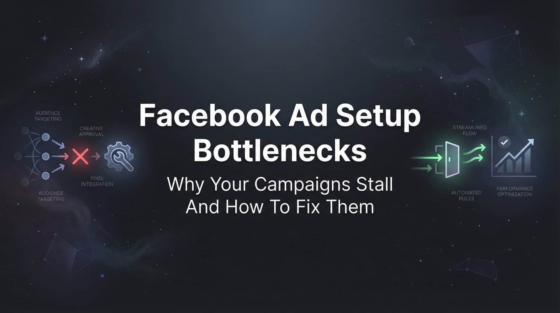 Featured image for Facebook Ad Setup Bottlenecks: Why Your Campaigns Stall and How to Fix Them