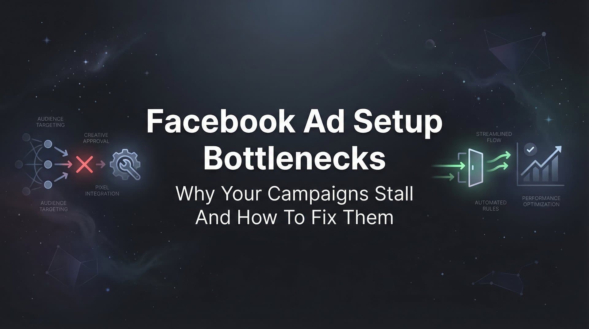Featured image for Facebook Ad Setup Bottlenecks: Why Your Campaigns Stall and How to Fix Them