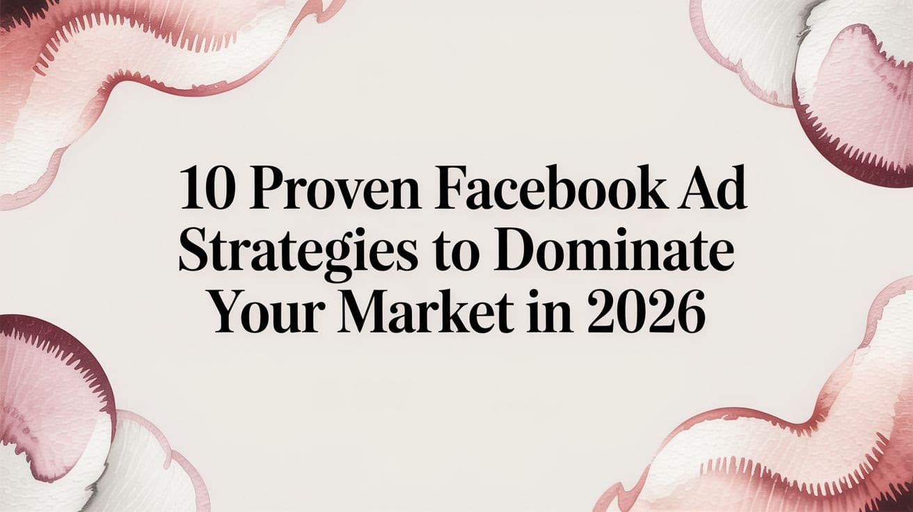 Featured image for 10 Proven Facebook Ad Strategies to Dominate Your Market in 2026