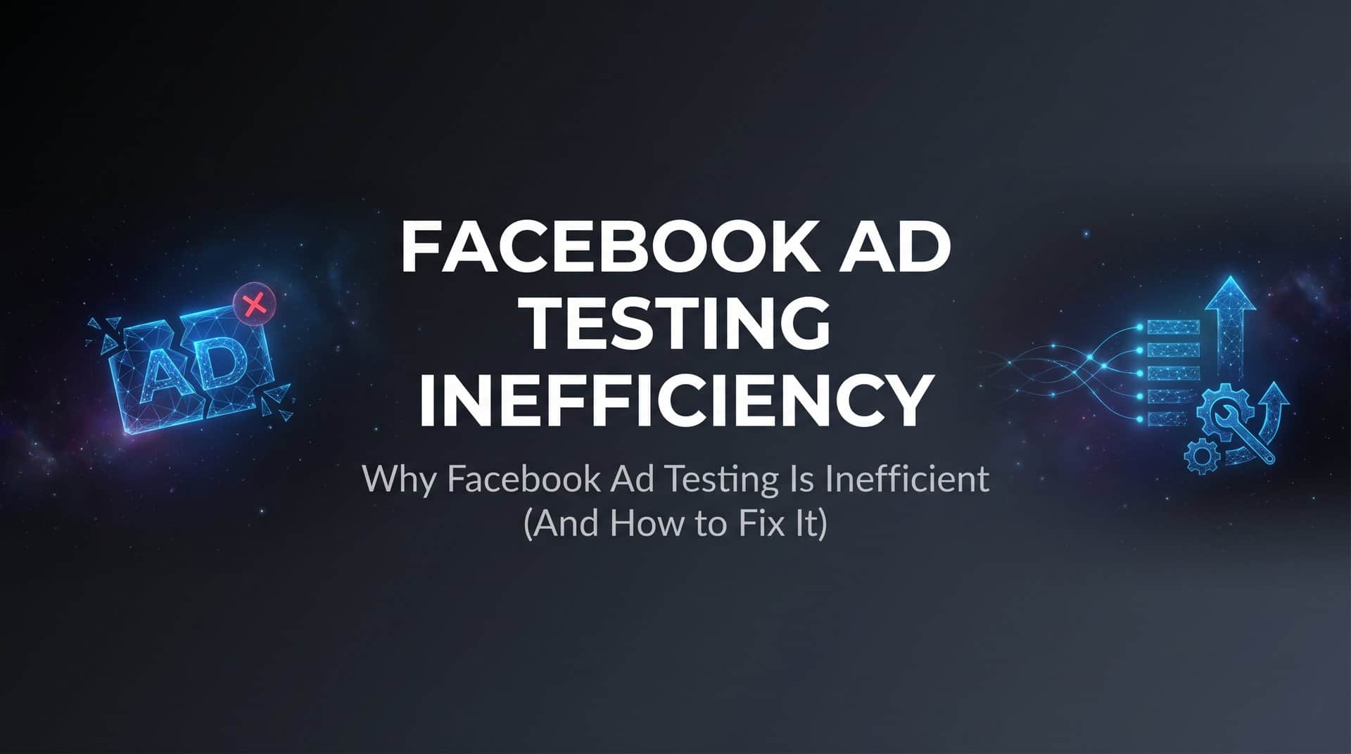 Featured image for Why Facebook Ad Testing Is Inefficient (And How to Fix It)