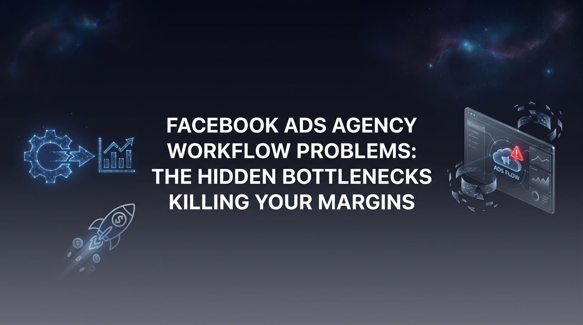 Featured image for Facebook Ads Agency Workflow Problems: The Hidden Bottlenecks Killing Your Margins