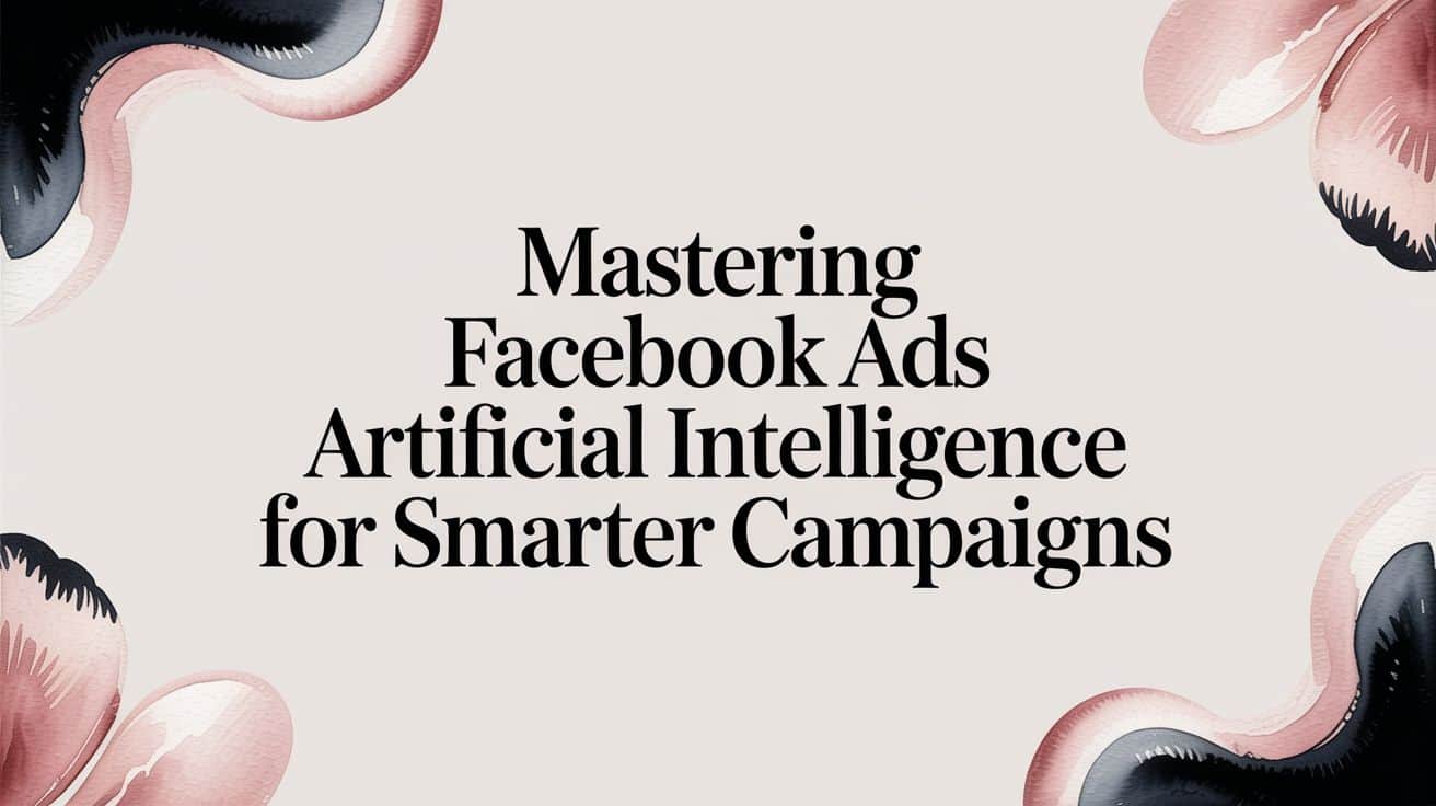 Featured image for Mastering facebook ads artificial intelligence for smarter campaigns