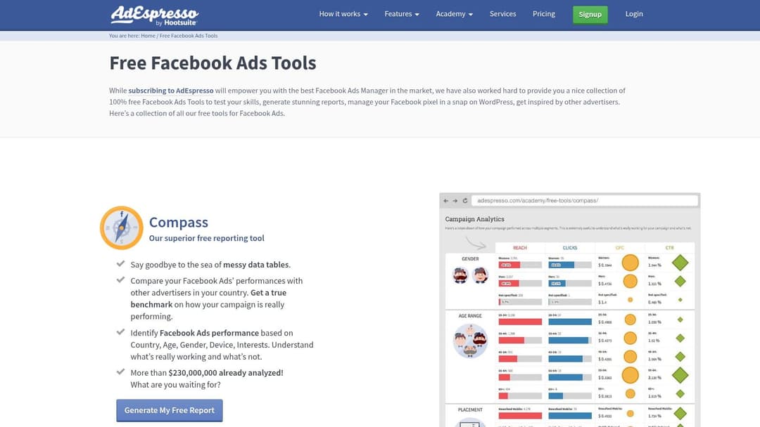 AdEspresso Ads Gallery (by Hootsuite)
