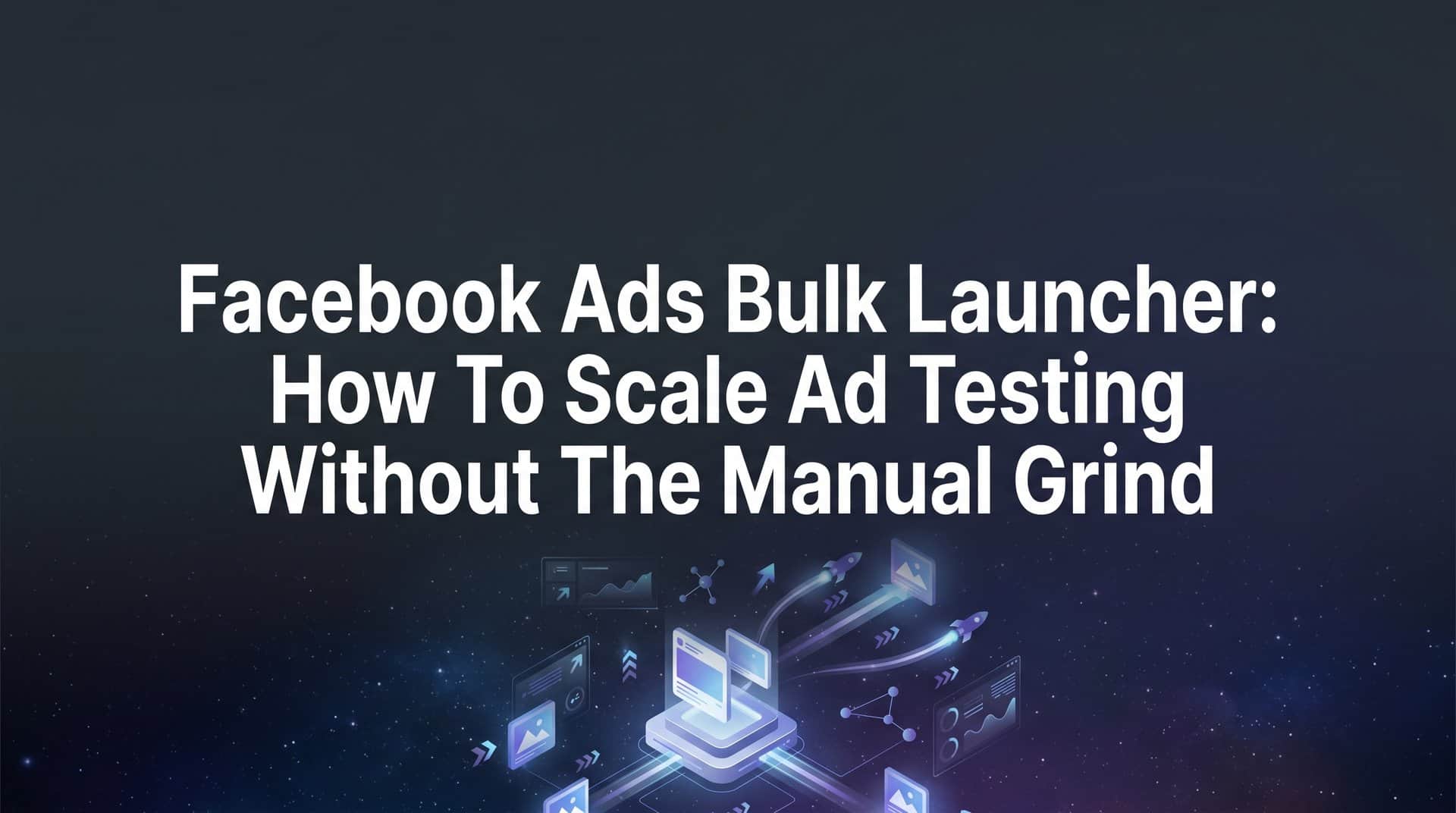 Featured image for Facebook Ads Bulk Launcher: How to Scale Ad Testing Without the Manual Grind
