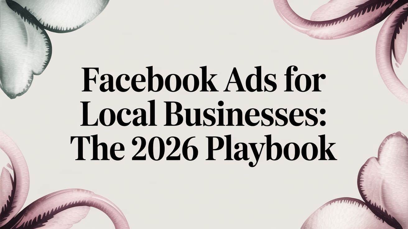 Featured image for Facebook Ads for Local Businesses: The 2026 Playbook