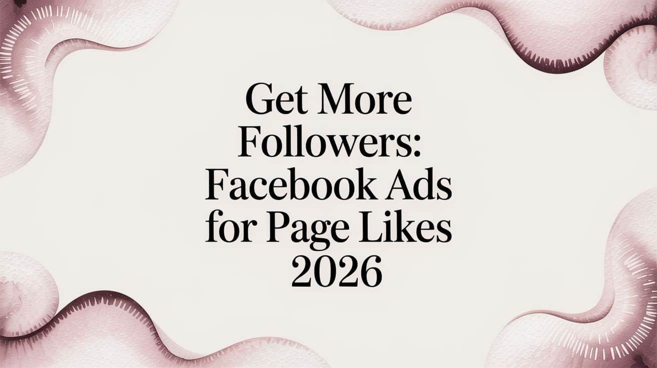 Featured image for Get More Followers: Facebook Ads for Page Likes 2026