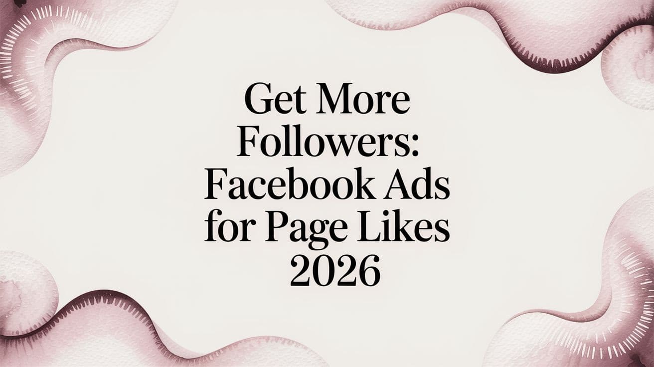 Featured image for Get More Followers: Facebook Ads for Page Likes 2026