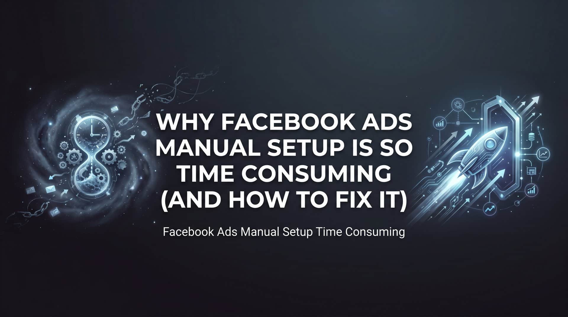 Featured image for Why Facebook Ads Manual Setup Is So Time Consuming (And How to Fix It)