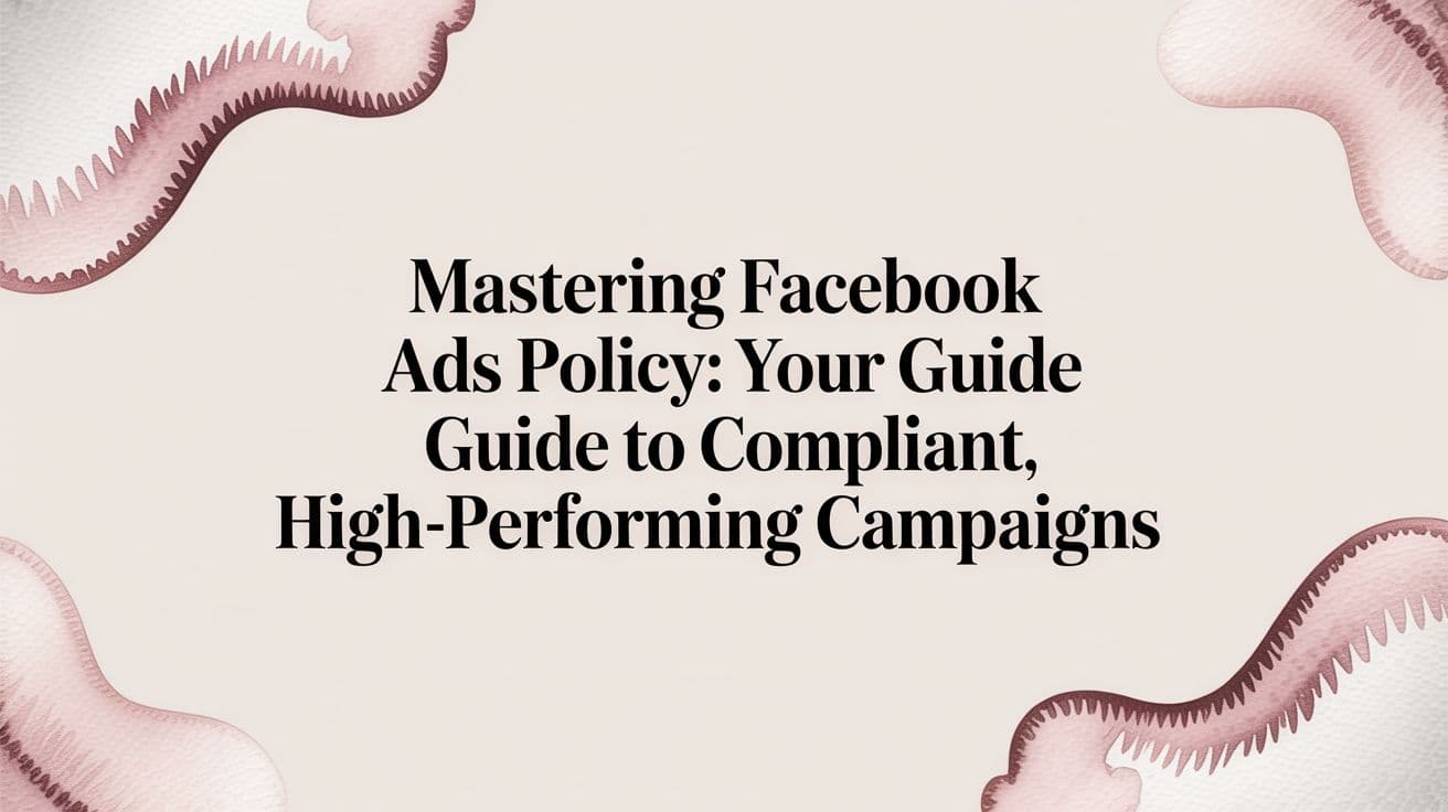 Featured image for Mastering facebook ads policy: Your Guide to Compliant, High-Performing Campaigns