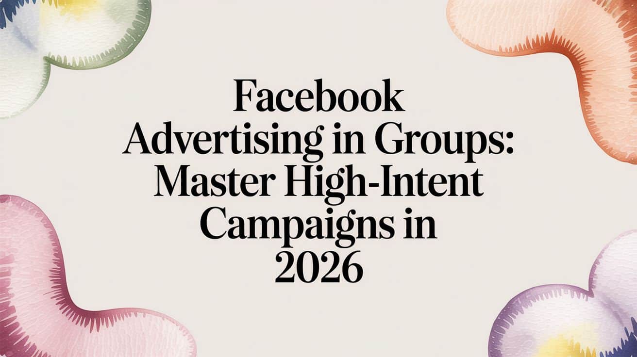 Featured image for Facebook Advertising in Groups: Master High-Intent Campaigns in 2026