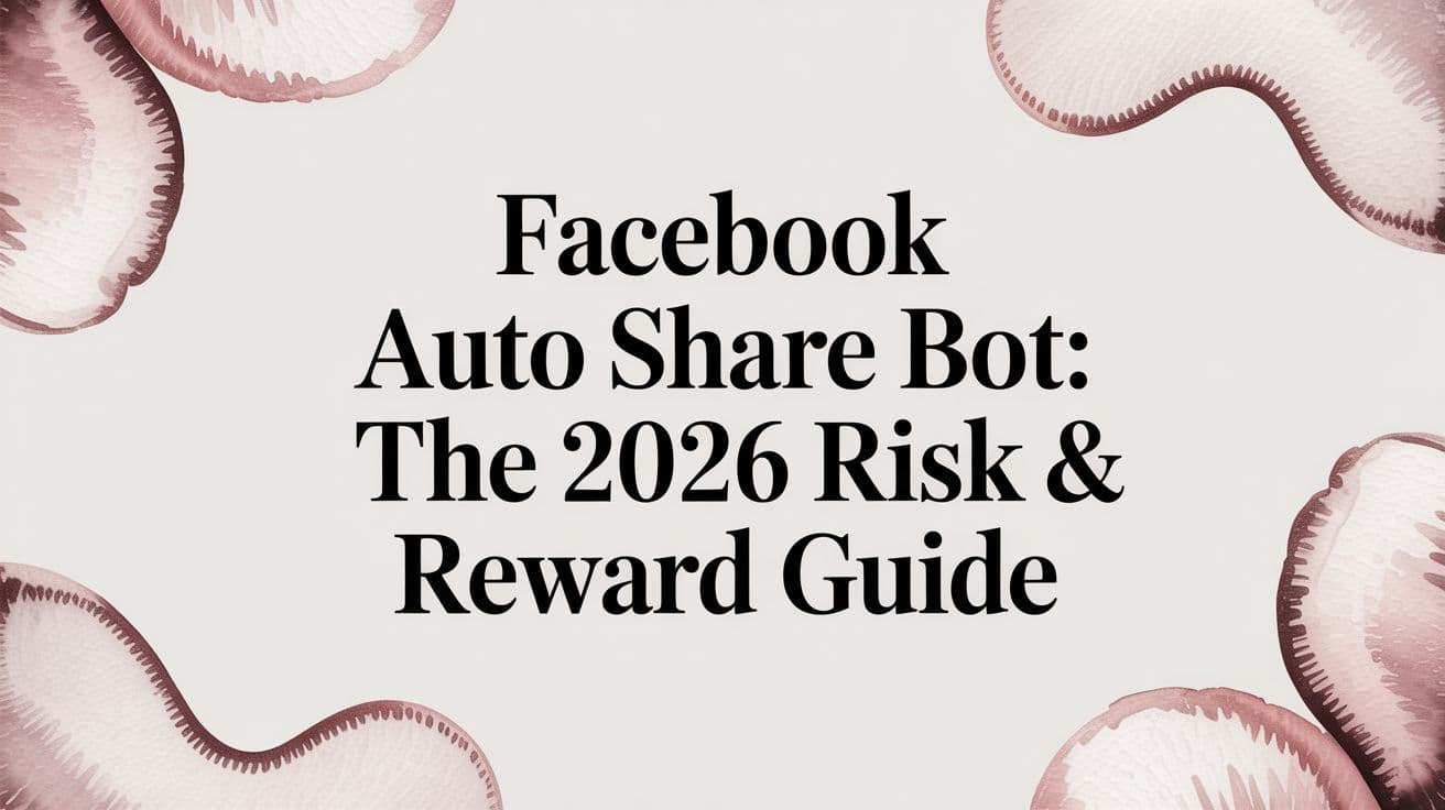 Featured image for Facebook Auto Share Bot: The 2026 Risk & Reward Guide