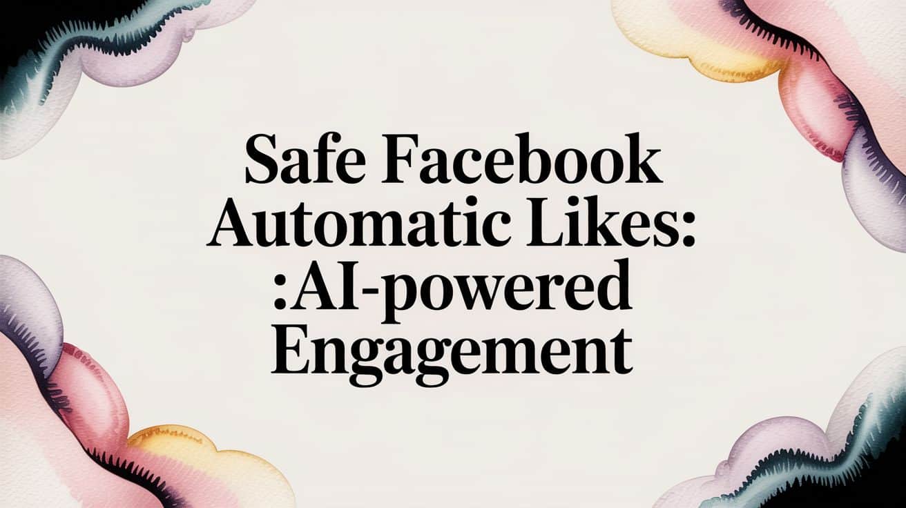 Featured image for Safe Facebook Automatic Likes: AI-Powered Engagement