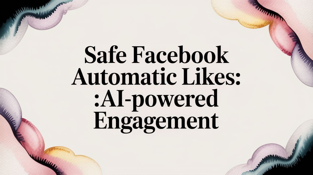 Featured image for Safe Facebook Automatic Likes: AI-Powered Engagement