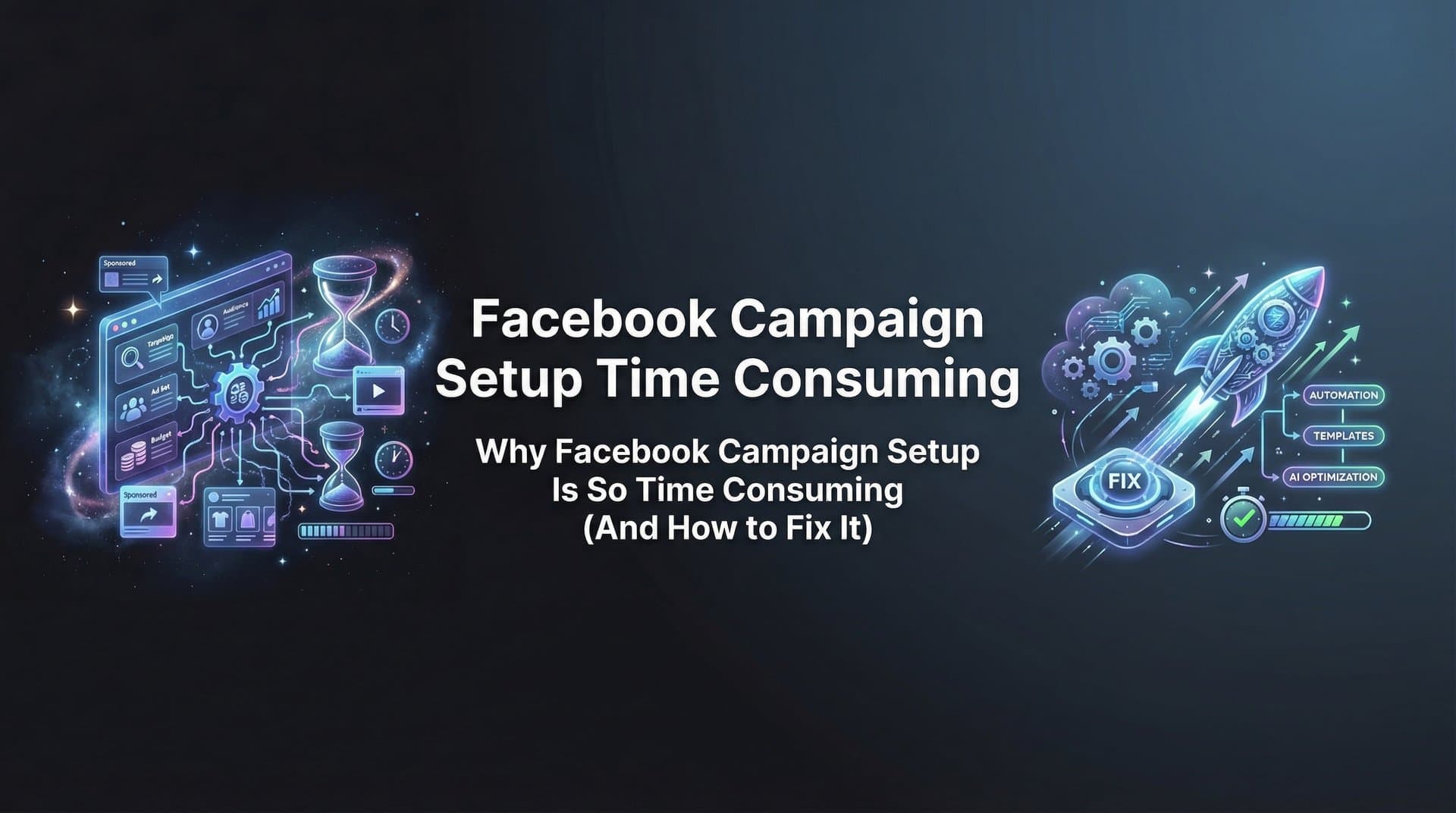 Featured image for Why Facebook Campaign Setup Is So Time Consuming (And How to Fix It)