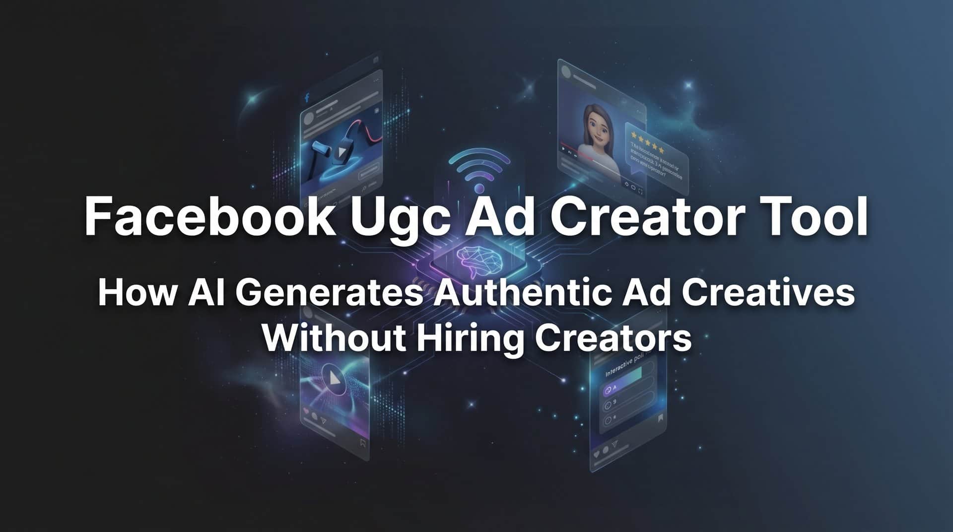 Featured image for Facebook UGC Ad Creator Tool: How AI Generates Authentic Ad Creatives Without Hiring Creators