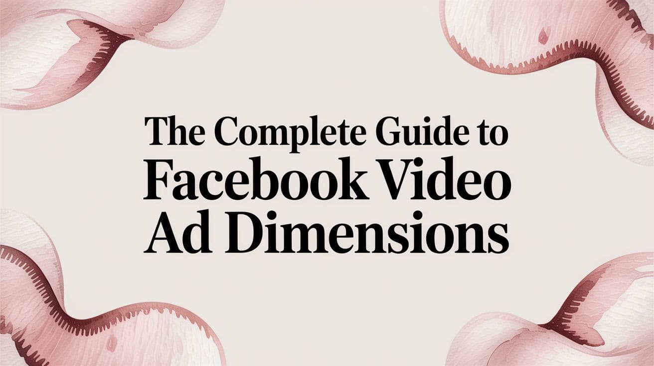 Featured image for The Complete Guide to Facebook Video Ad Dimensions