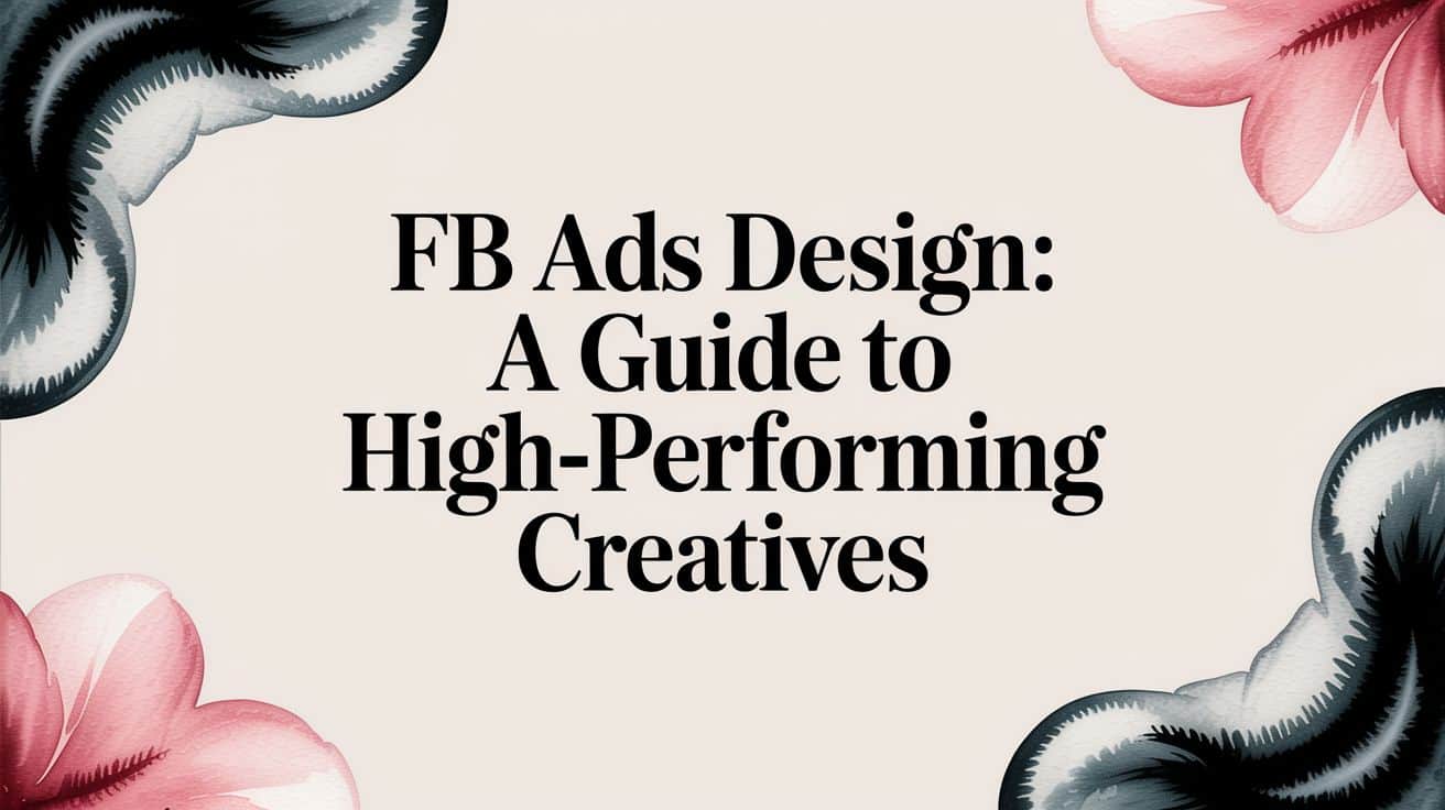 Featured image for FB Ads Design: A Guide to High-Performing Creatives