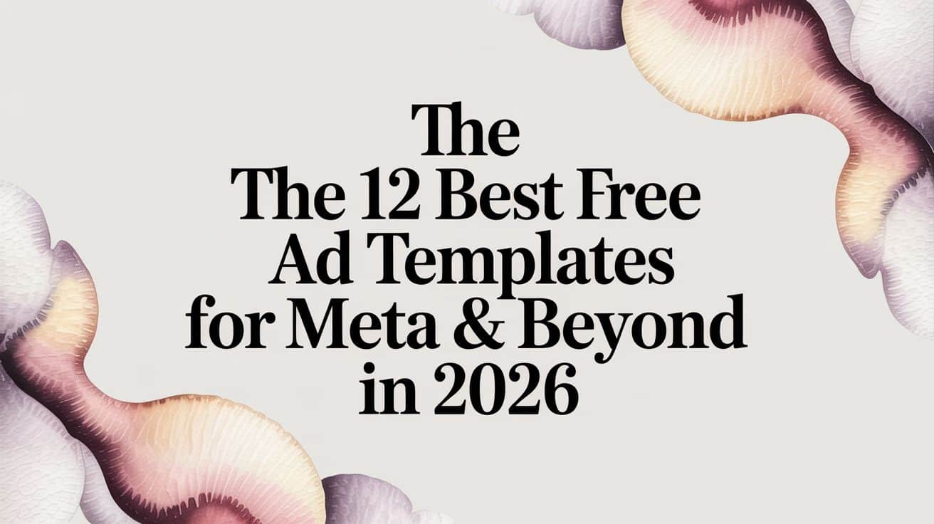 Featured image for The 12 Best Free Ad Templates for Meta & Beyond in 2026
