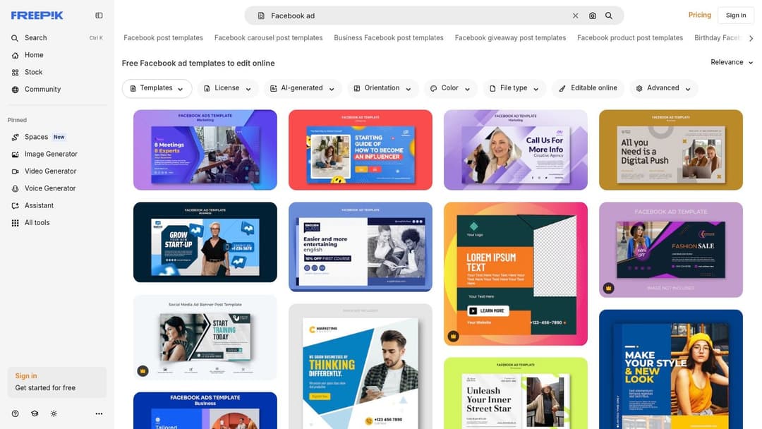 Freepik (Ad/Banner Templates)