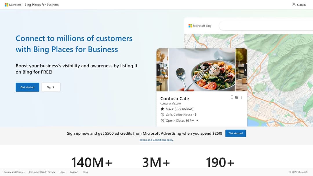 Bing Places for Business (with Announcements)