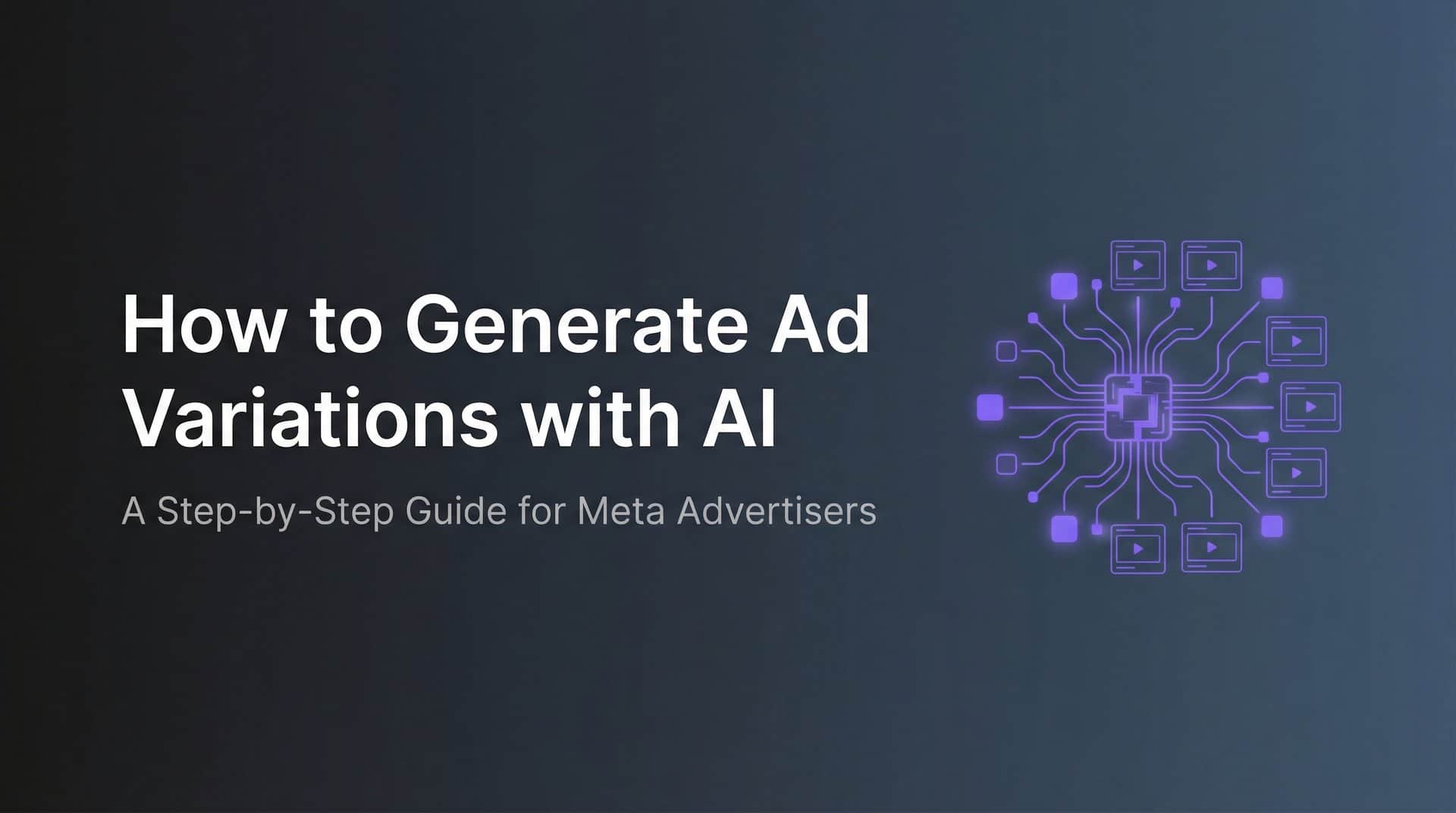 Featured image for How to Generate Ad Variations with AI: A Step-by-Step Guide for Meta Advertisers